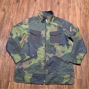 Martha Stewart Utility Jacket CAMO Full Zip SZ L NWT
